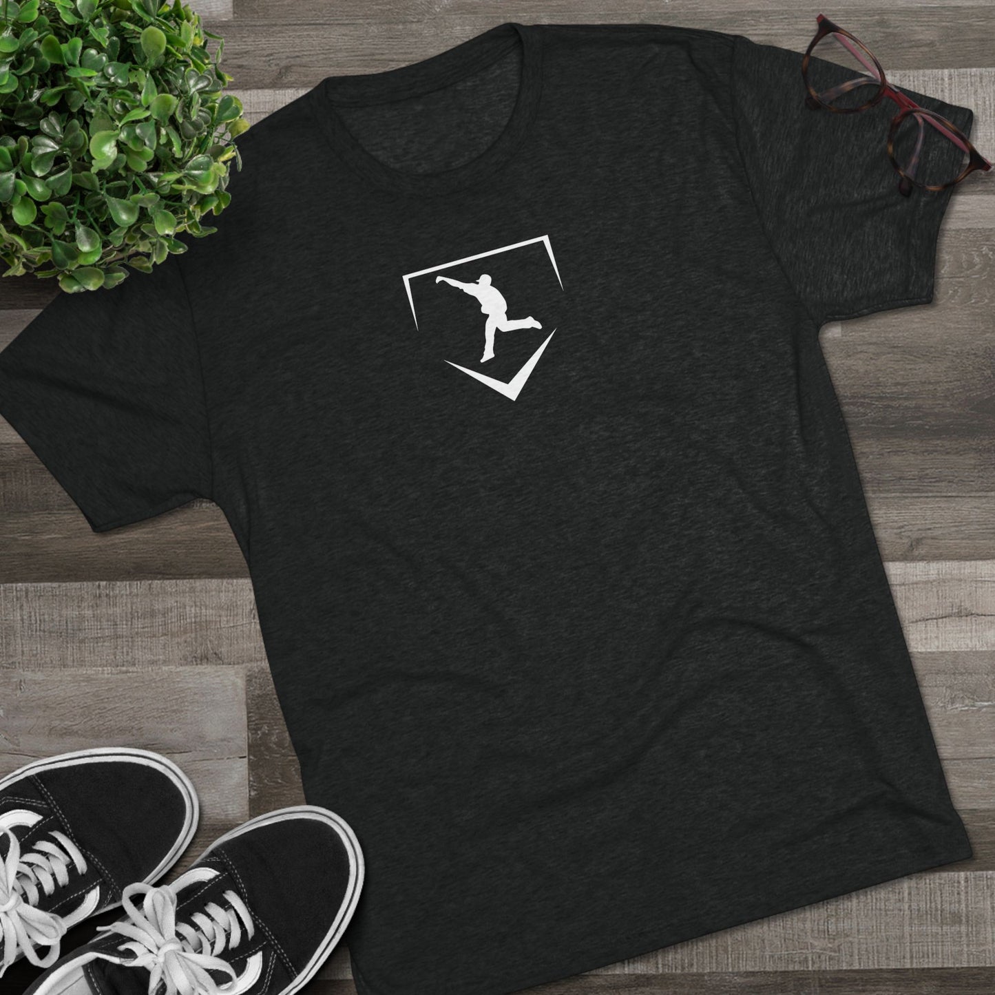 Logo | Home Plate Graphic Tee - White Logo