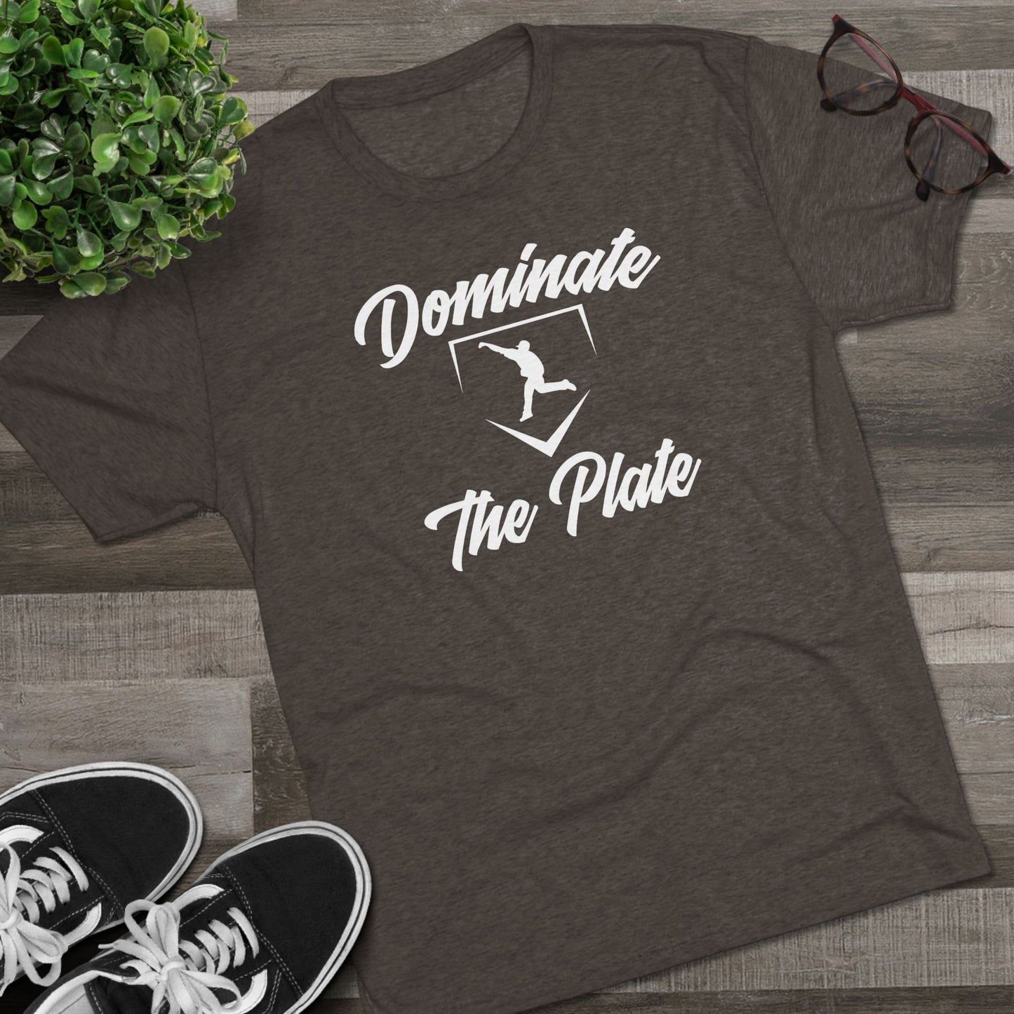 Dominate The Plate Graphic Tee - White Lettering