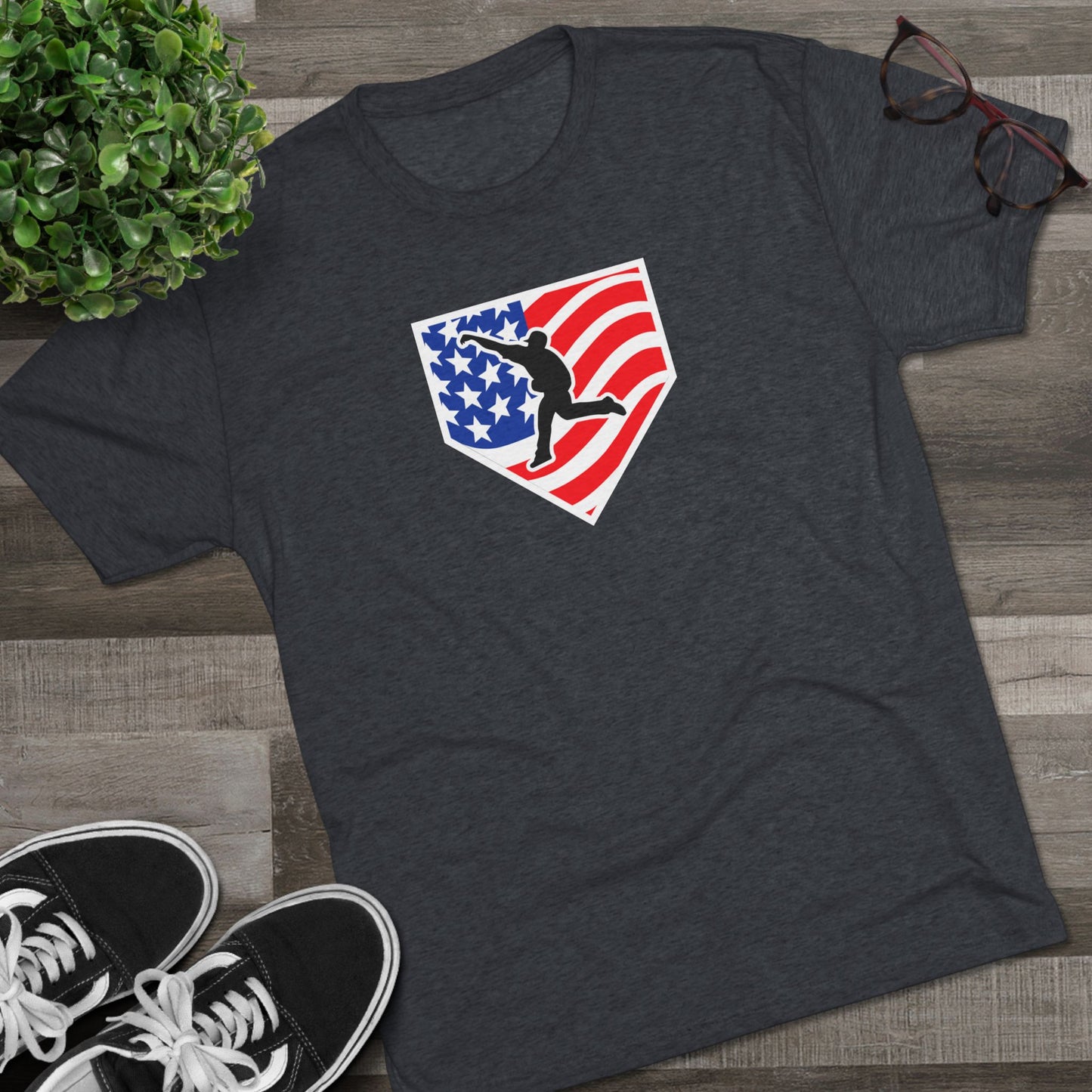 Logo | American Flag Graphic Tee