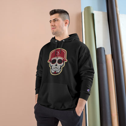 Day of the Dead | Red and Gold Skull Hoodie