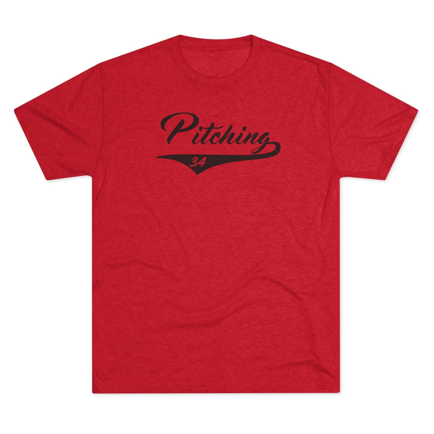 Pitching Graphic Tee - Black Lettering