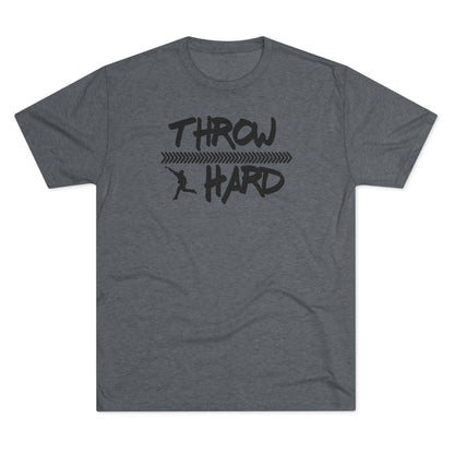 Throw Hard Graphic Tee - Black Lettering