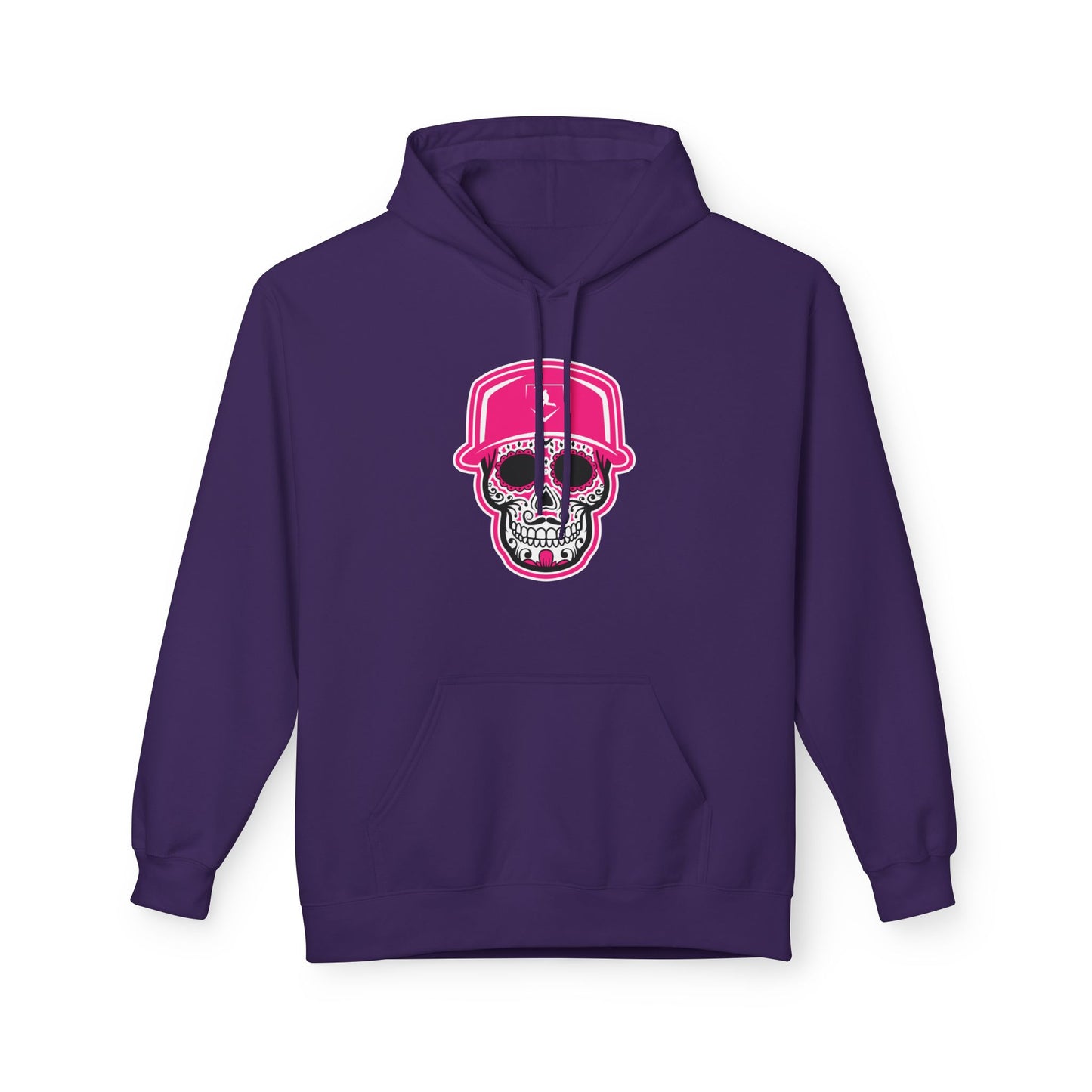 Day of The Dead | Pink Skull Mid-Weight Hoodie