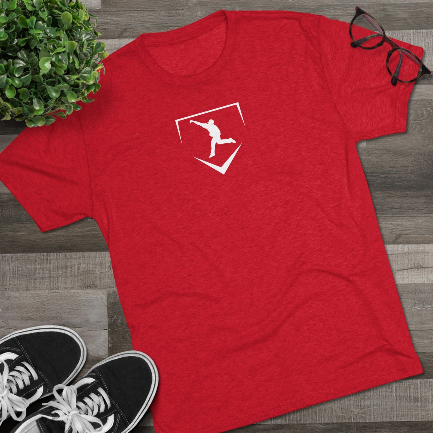 Logo | Home Plate Graphic Tee - White Logo