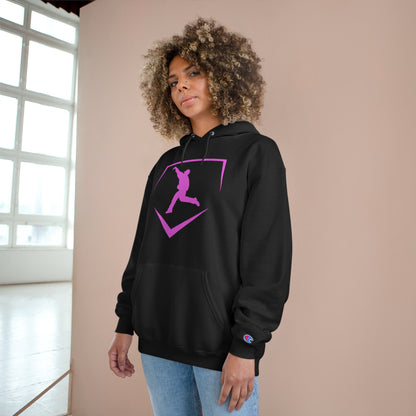 Logo | Home Plate Hoodie - Pink