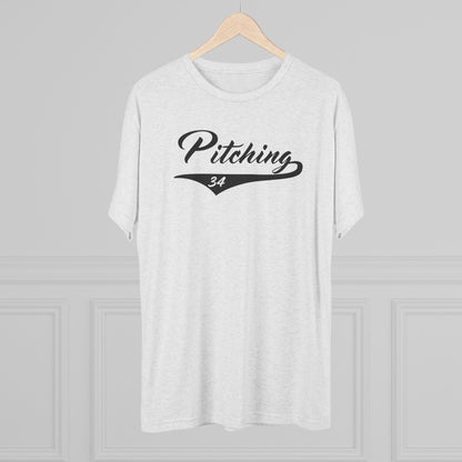 Pitching Graphic Tee - Black Lettering