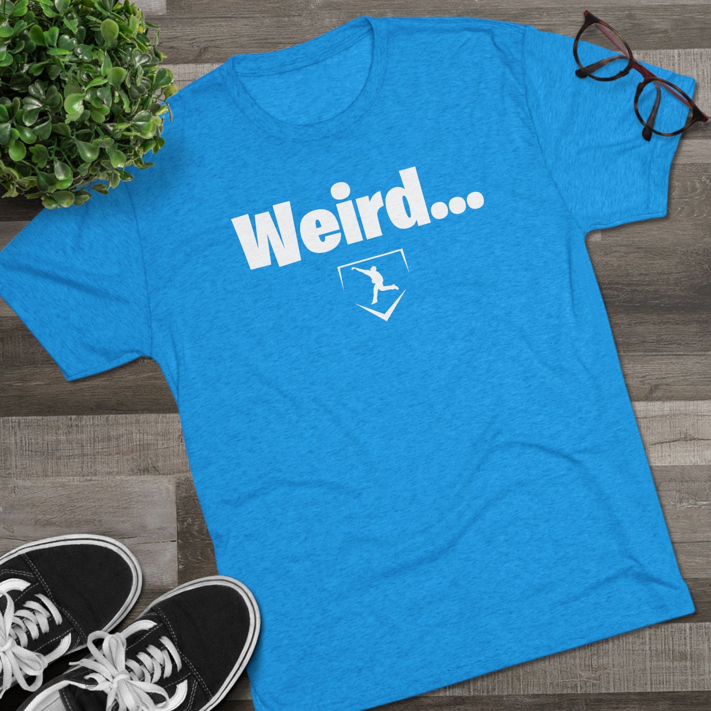 Weird Graphic Tee - White Lettering