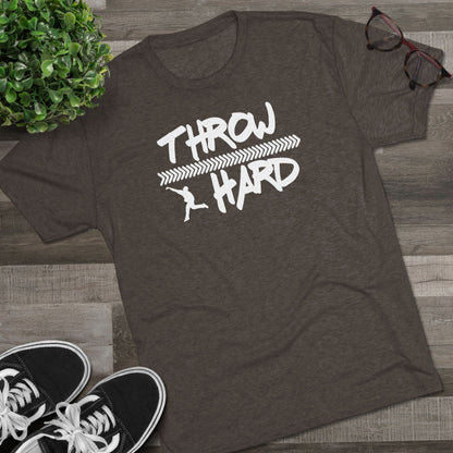 Throw Hard Graphic Tee - White Lettering