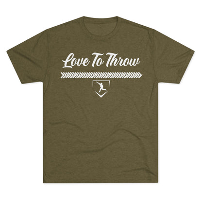 Love to Throw Graphic Tee - White Lettering