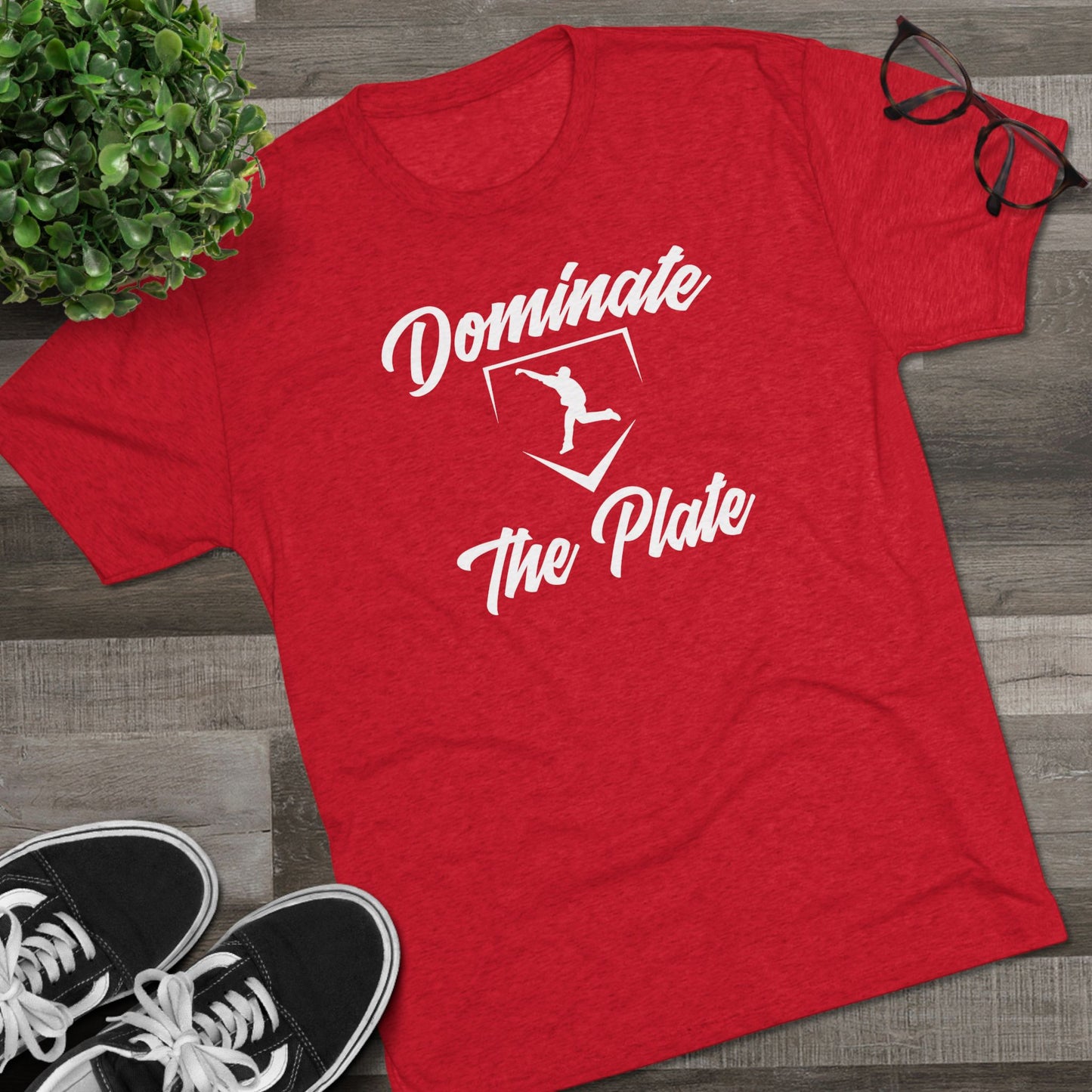 Dominate The Plate Graphic Tee - White Lettering