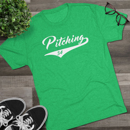 Pitching Graphic Tee - White Lettering