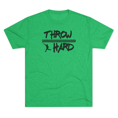 Throw Hard Graphic Tee - Black Lettering