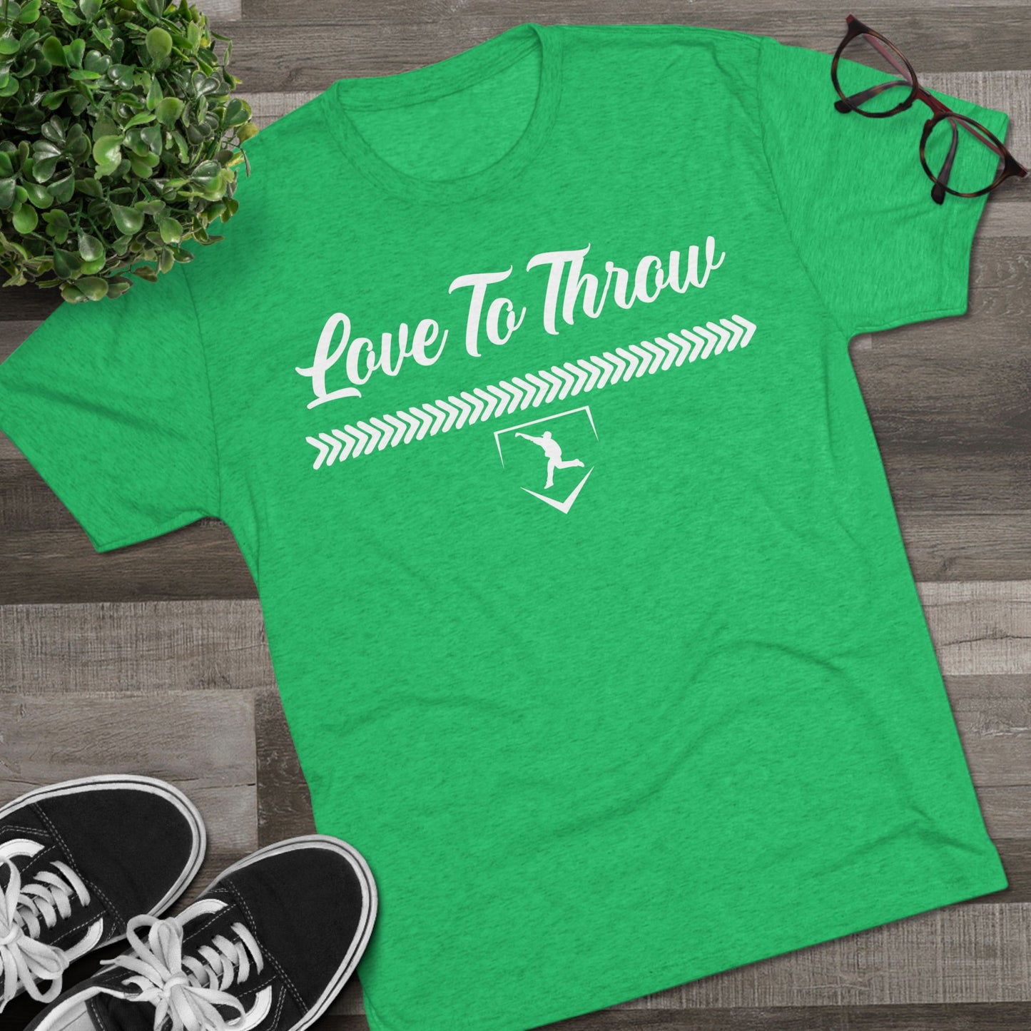 Love to Throw Graphic Tee - White Lettering