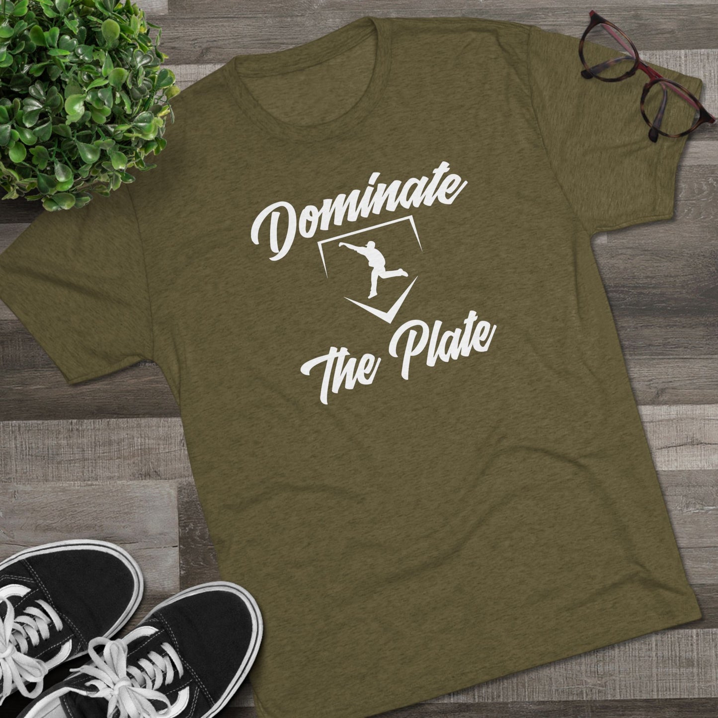 Dominate The Plate Graphic Tee - White Lettering