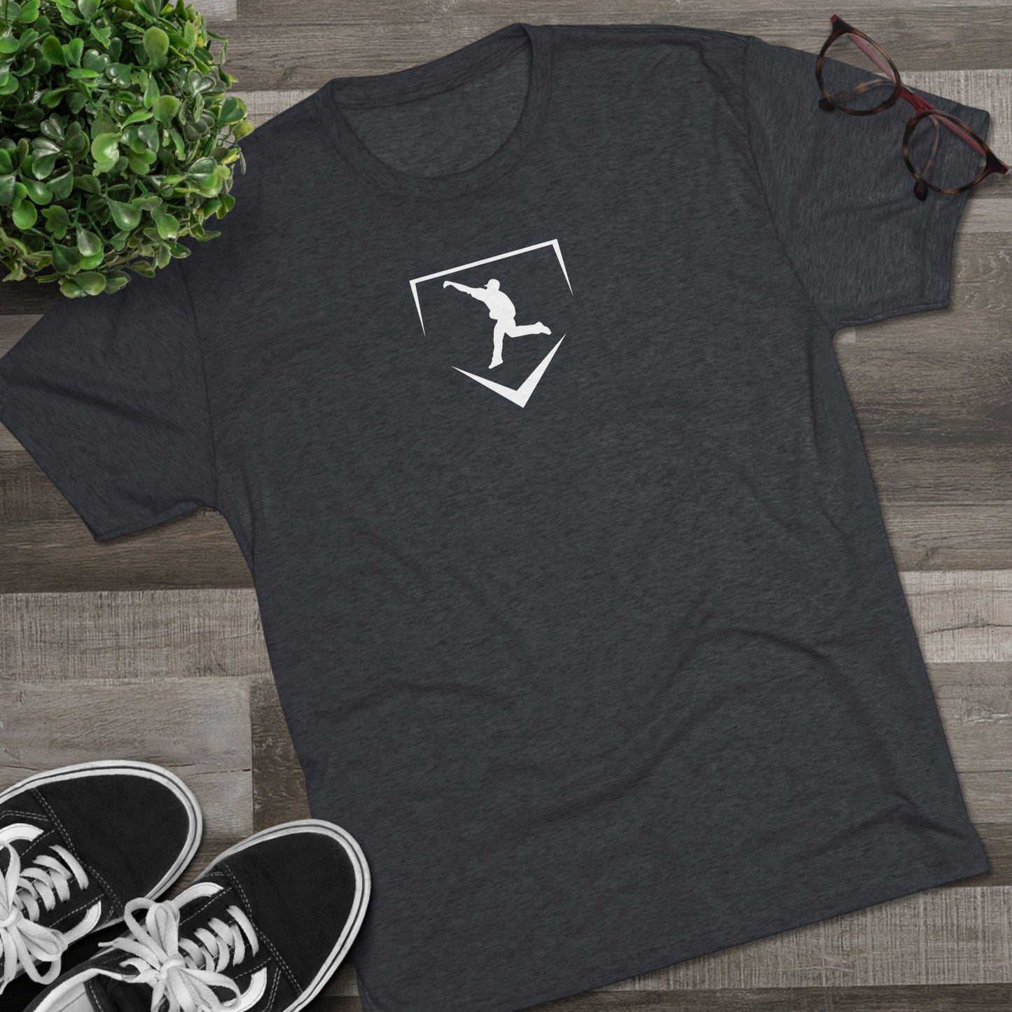 Logo | Home Plate Graphic Tee - White Logo