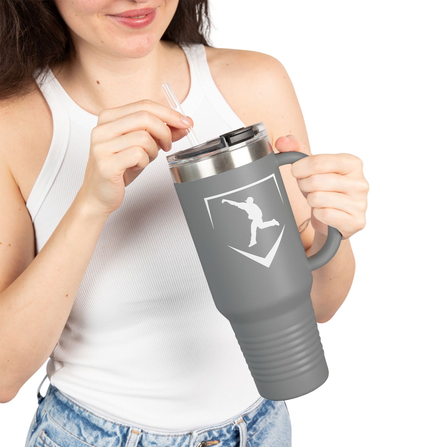 40 oz Tumbler | Home Plate Logo