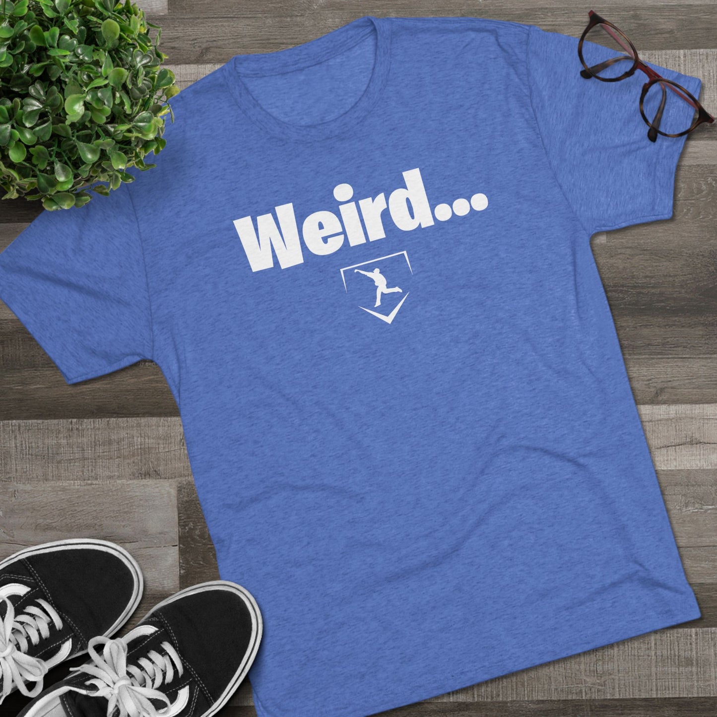 Weird Graphic Tee - White Lettering