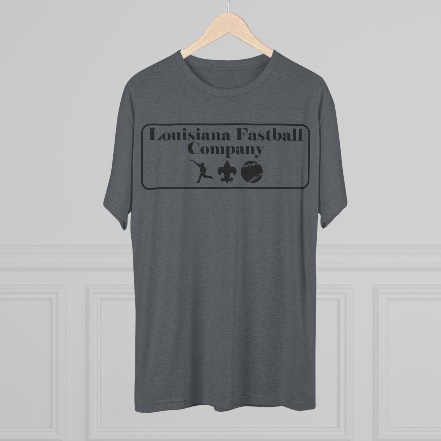 Louisiana Fastball Company Graphic Tee - Black Lettering