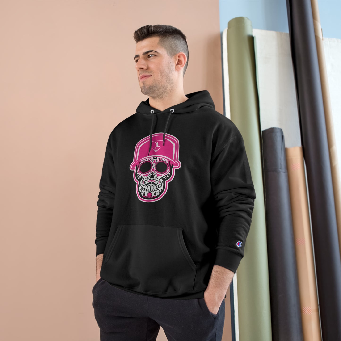 Day of the Dead | Pink Skull Hoodie