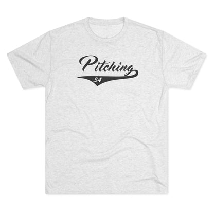 Pitching Graphic Tee - Black Lettering