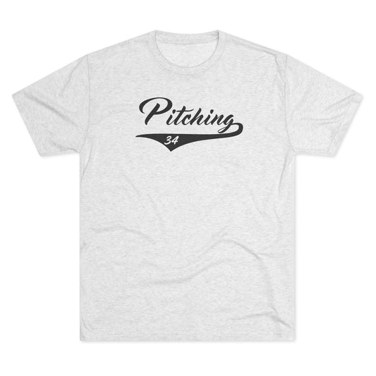 Pitching Graphic Tee - Black Lettering