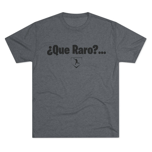 Que Raro Graphic Tee | Black Lettering