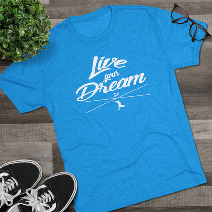 Live Your Dream Graphic Tee - White Lettering