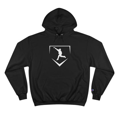 Logo | Home Plate Hoodie - White