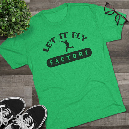 Let It Fly Factory Graphic Tee - Black Lettering