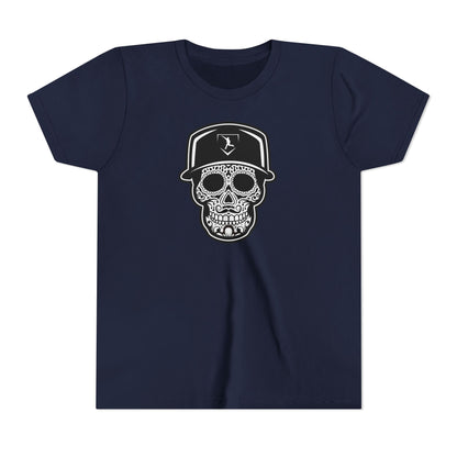 Youth | Day of the Dead | Black and White Skull Graphic Tee