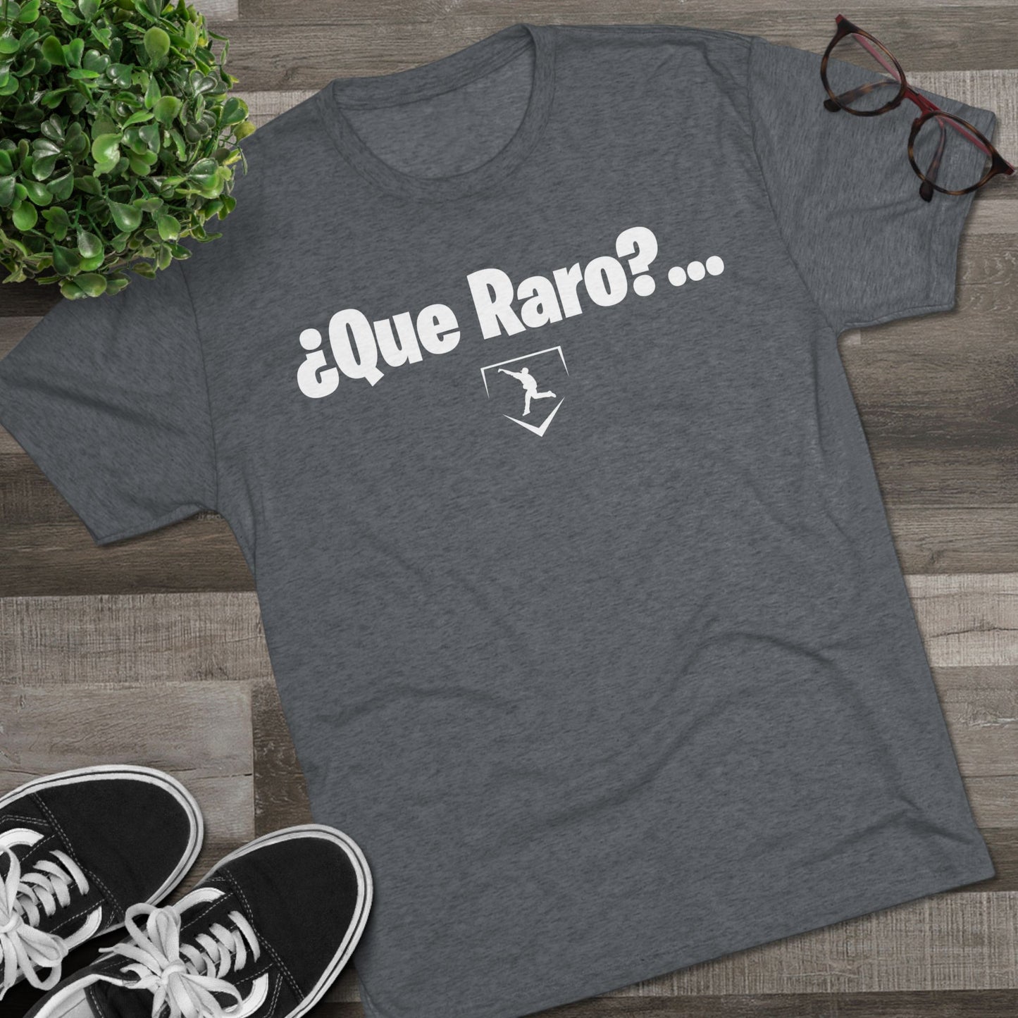Que Raro Graphic Tee - White Lettering
