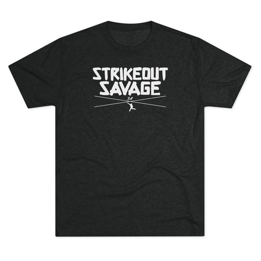 Strikeout Savage Graphic Tee - White Lettering