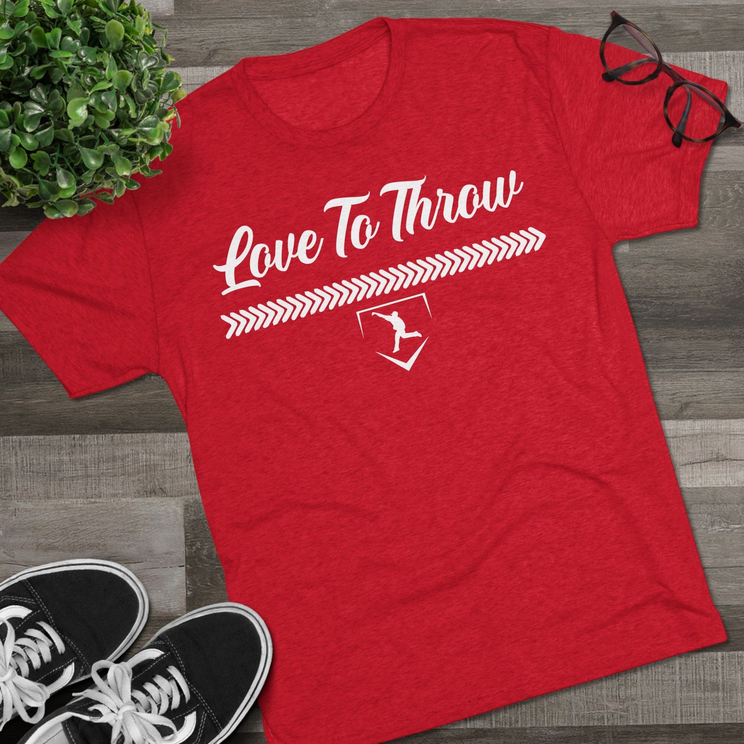 Love to Throw Graphic Tee - White Lettering