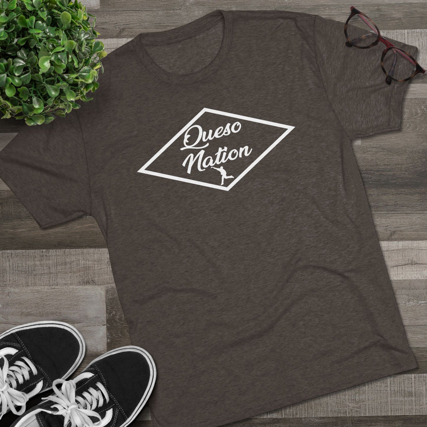 Queso Nation Graphic Tee  - White Lettering