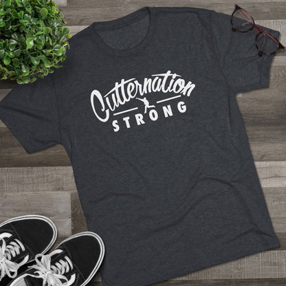 Logo | Cutternation Strong Graphic Tee - White Logo