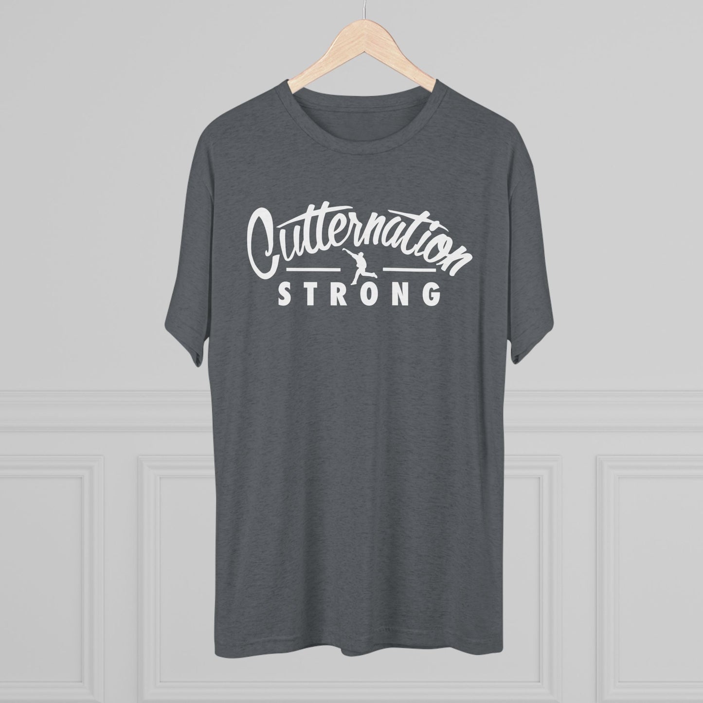 Logo | Cutternation Strong Graphic Tee - White Logo