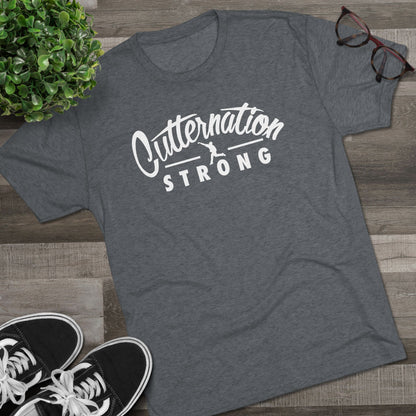 Logo | Cutternation Strong Graphic Tee - White Logo