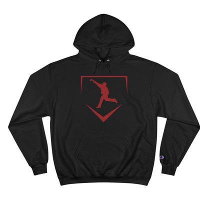 Logo | Home Plate Hoodie - Red