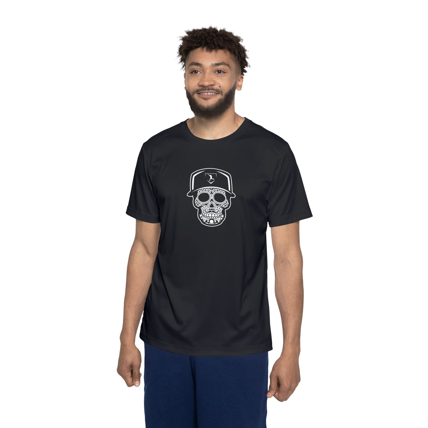 Day of The Dead | Black Skull Performance Tee