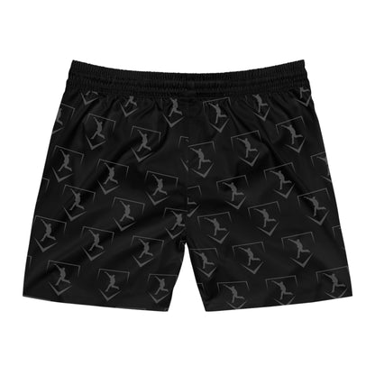 Men's Mid-Length Training Shorts | Pattern Logo Gray