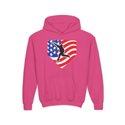 Youth | Logo American Flag Hoodie