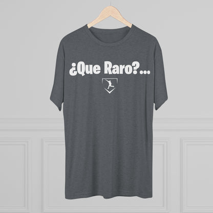 Que Raro Graphic Tee - White Lettering