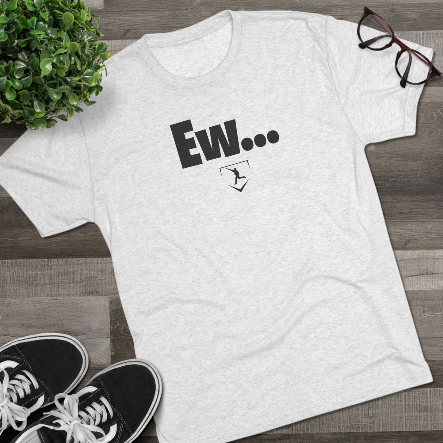 Ew Graphic Tee - Black Lettering