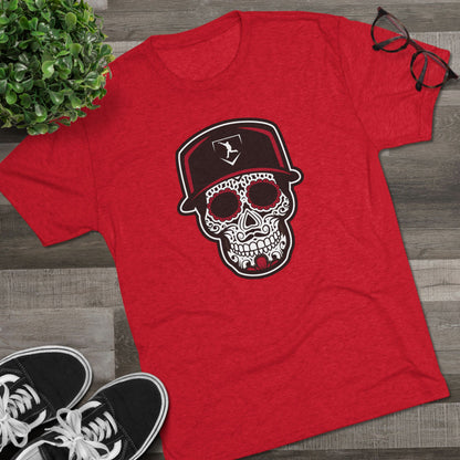 Day of the Dead | Black and Red Skull Graphic Tee