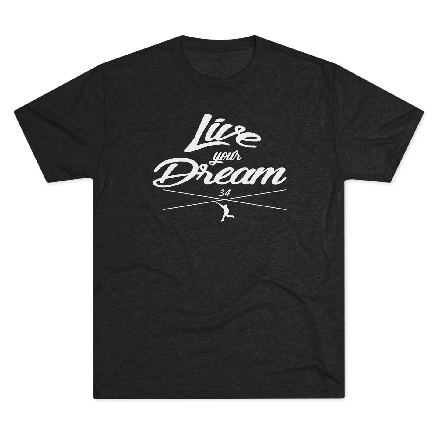 Live Your Dream Graphic Tee - White Lettering