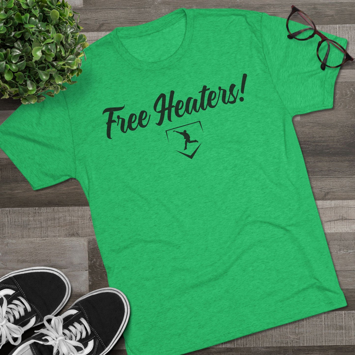 Free Heaters Graphic Tee - Black Lettering