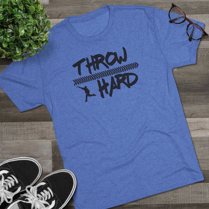 Throw Hard Graphic Tee - Black Lettering