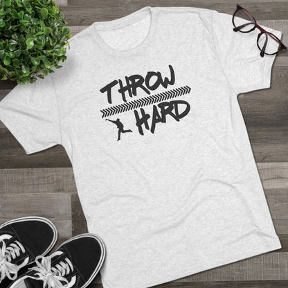 Throw Hard Graphic Tee - Black Lettering