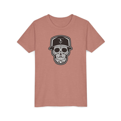 Youth | Day of the Dead | Black and White Skull Graphic Tee