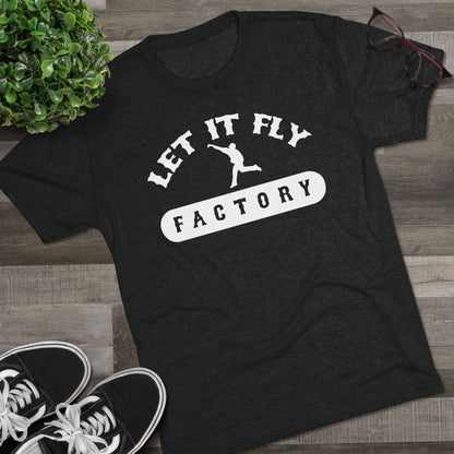 Let It Fly Factory Graphic Tee - White Lettering